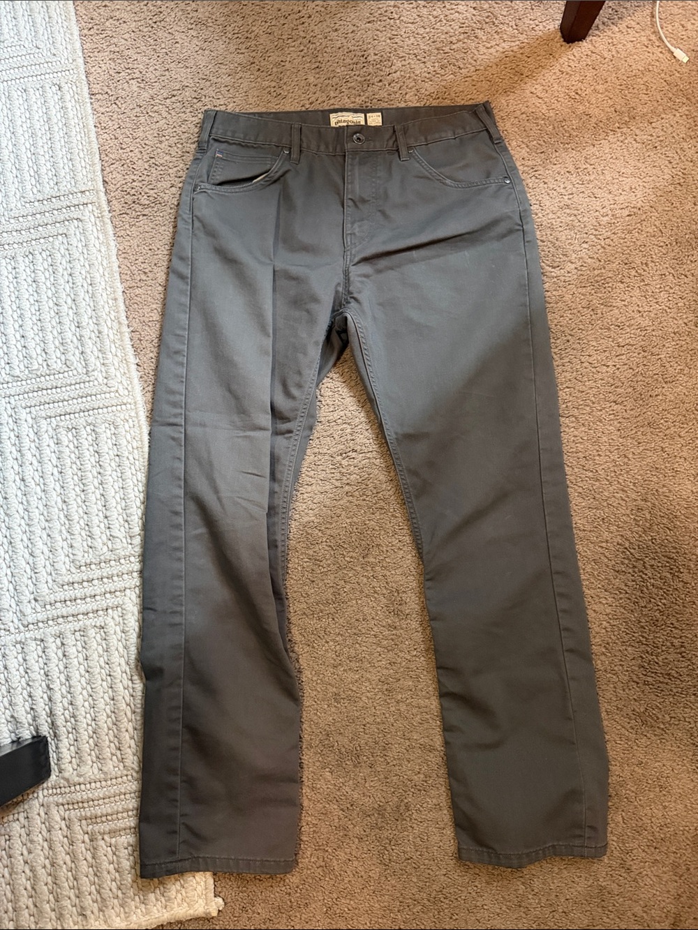 Patagonia Men's Charcoal Gray Chinos